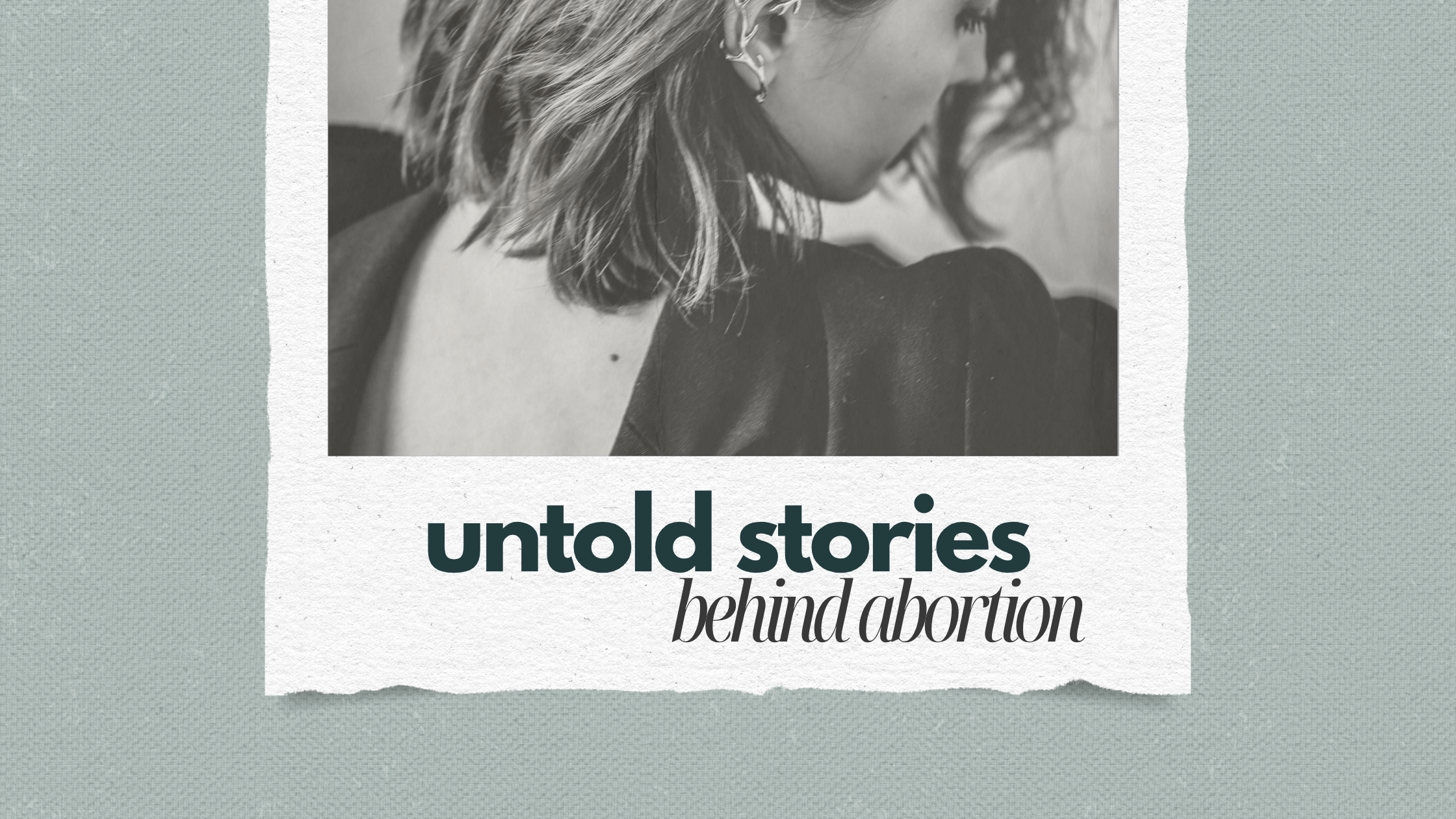 Woman sitting alone in quiet reflection, representing untold stories and complex emotions surrounding abortion