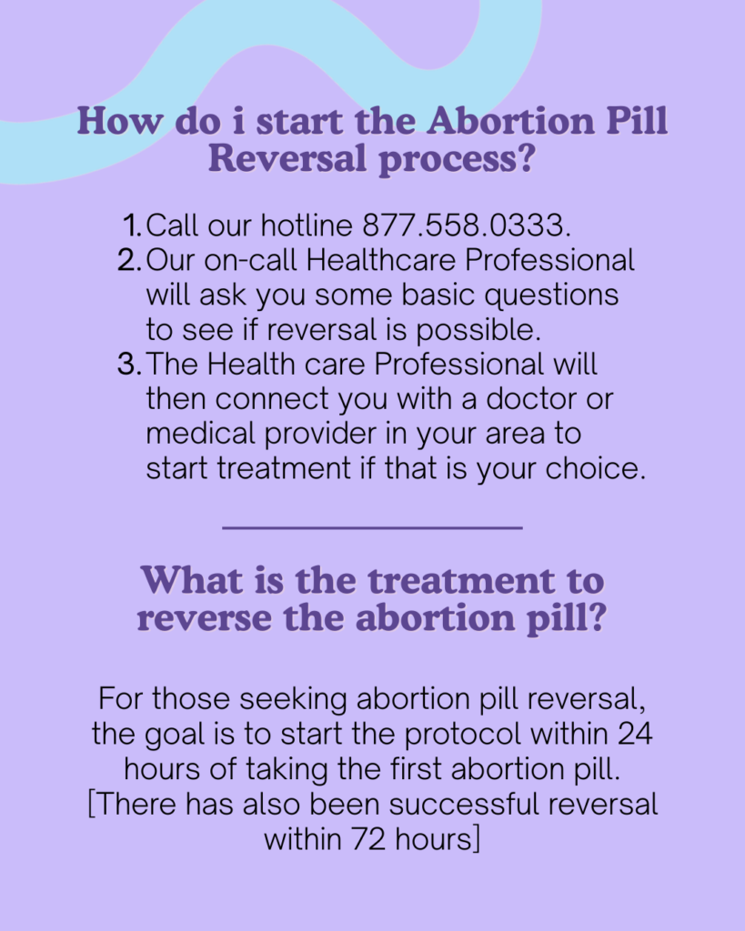 Abortion Pill Reversal FAQ